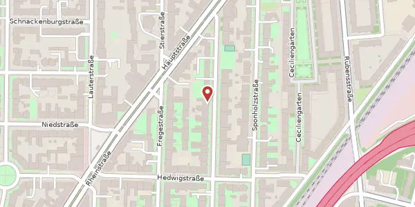 Karte der Umgebung von Wielandstraße 8, 12159 Berlin