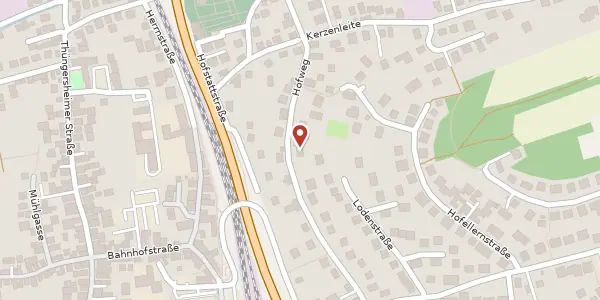 Karte der Umgebung von Hofweg 17 a, 97209 Veitshöchheim