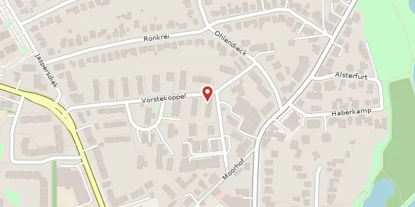 Karte der Umgebung von Vörstekoppel 56, 22399 Hamburg