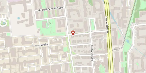Karte der Umgebung von Eisenacher Str. 17, 80804 München