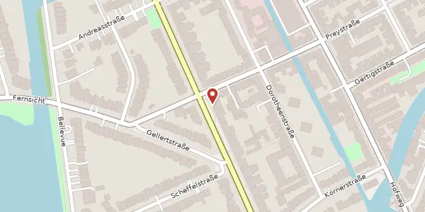 Karte der Umgebung von Sierichstr. 44, 22301 Hamburg