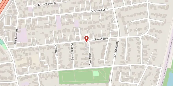 Karte der Umgebung von Hilleweg 2, 48155 Münster