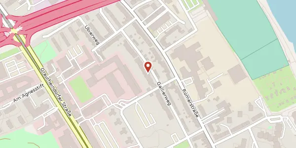 Karte der Umgebung von Gallierweg 43, 53117 Bonn