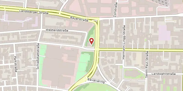 Karte der Umgebung von Schwanthalerstr. 106, 80339 München