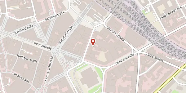 Karte der Umgebung von Luisenstraße 4, 30159 Hannover