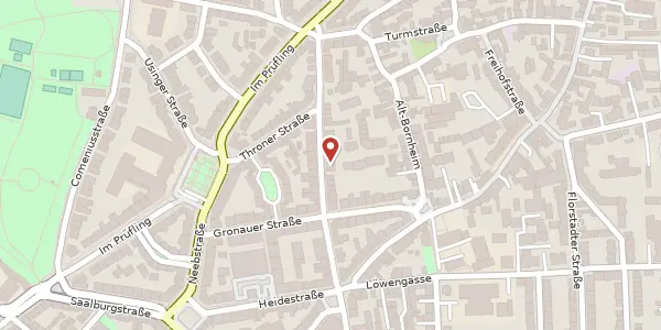 Karte der Umgebung von Rendeler Str. 27, 60385 Frankfurt