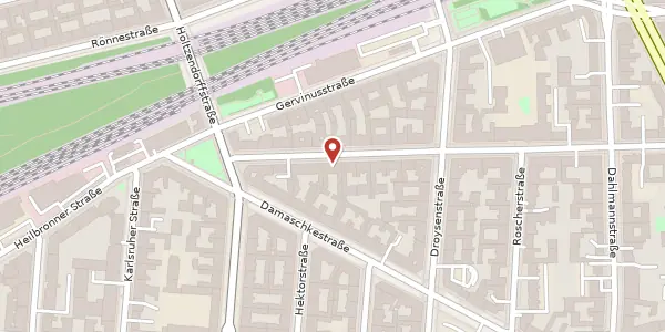 Karte der Umgebung von Sybelstraße 39, 10629 Berlin