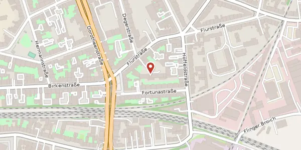 Karte der Umgebung von Flurstr. 11b, 40235 Düsseldorf