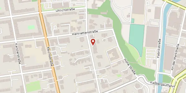 Karte der Umgebung von Kaßbergstraße 26, 09112 Chemnitz