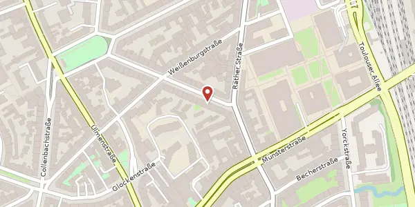 Karte der Umgebung von Geistenstr. 35, 40476 Düsseldorf