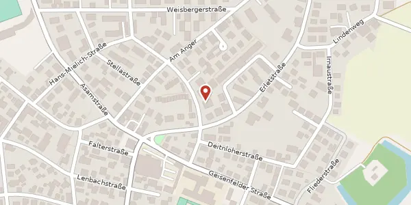 Karte der Umgebung von Winkstr. 21, 85053 Ingolstadt