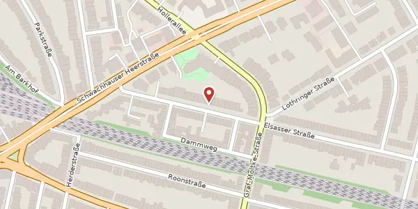 Karte der Umgebung von Uhlandstr. 45, 28211 Bremen