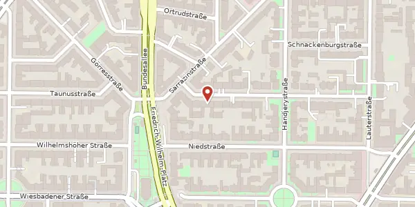 Karte der Umgebung von Albestraße 21, 12159 Berlin