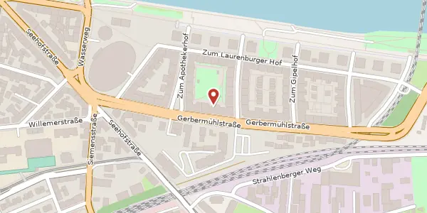 Karte der Umgebung von Gerbermühlstr. 9, 60594 Frankfurt