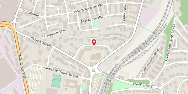 Karte der Umgebung von Hauffstraße 11, 73312 Geislingen