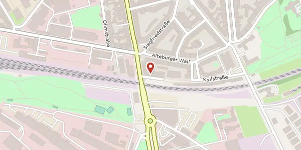 Karte der Umgebung von Kyllstraße 16b, 50678 Köln