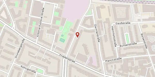 Karte der Umgebung von Hohenzollernring 118, 22763 Hamburg