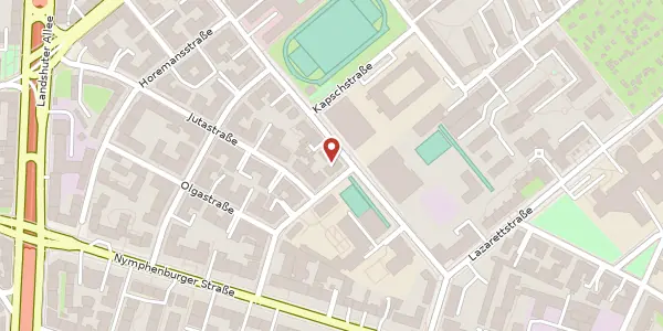 Karte der Umgebung von Albrechtstr. 21, 80636 München