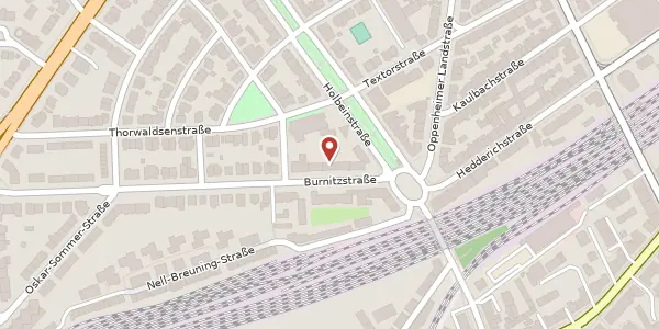 Karte der Umgebung von Burnitzstr. 6, 60596 Frankfurt