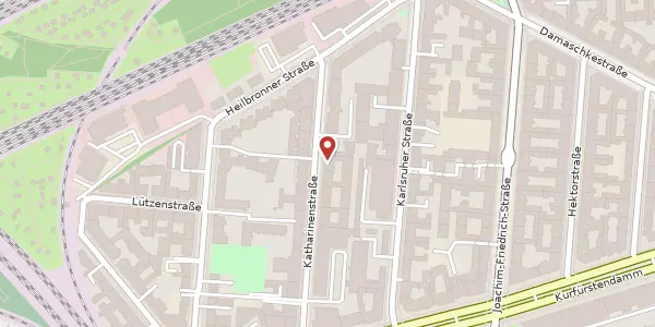Karte der Umgebung von Katharinenstraße 9, 10711 Berlin