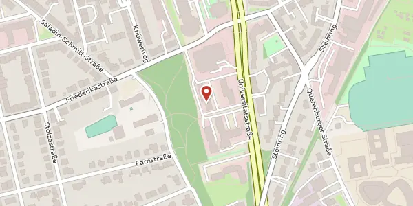 Karte der Umgebung von Universitätsstr. 74 a, 44789 Bochum