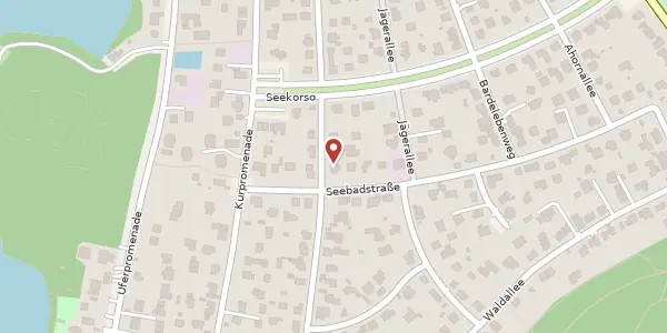 Karte der Umgebung von Otto-von-Wollank-Straße 19, 14089 Berlin