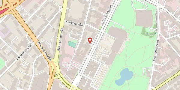 Karte der Umgebung von Huyssenallee 70-72, 45128 Essen