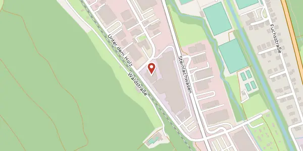 Karte der Umgebung von Horn-Straße 1, 72072 Tübingen