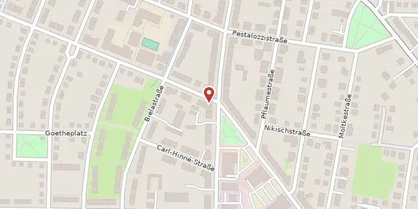 Karte der Umgebung von Heinrich-Heine-Straße 43, 04178 Leipzig