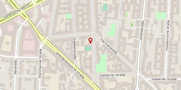 Karte der Umgebung von Sigmaringer Straße 30, 10713 Berlin