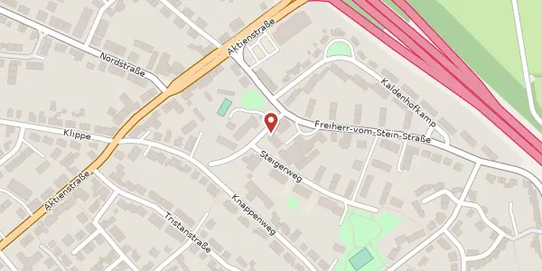 Karte der Umgebung von Steigerweg 1, 45473 Mülheim an der Ruhr