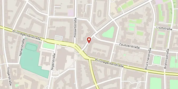 Karte der Umgebung von Prinzregentenplatz 19, 81675 München