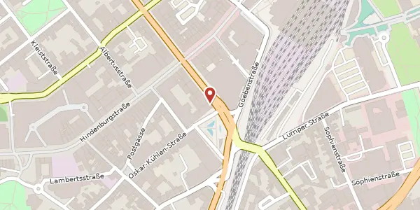 Karte der Umgebung von Bismarckstr. 9, 41063 Mönchengladbach