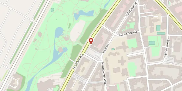 Karte der Umgebung von Holstenwall 13, 20355 Hamburg