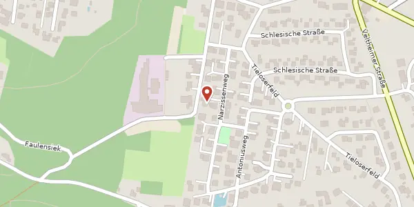 Karte der Umgebung von Narzissenweg 28, 32457 Porta Westfalica