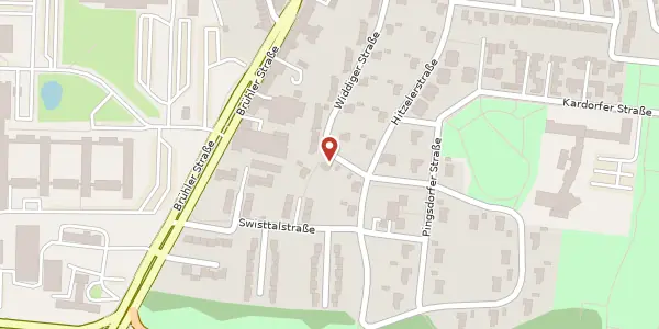 Karte der Umgebung von Widdiger Str. 40, 50968 Köln