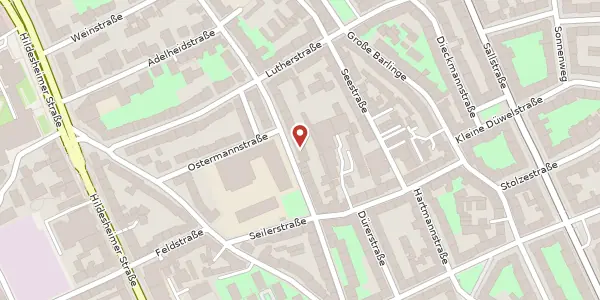 Karte der Umgebung von Birkenstraße 15, 30171 Hannover