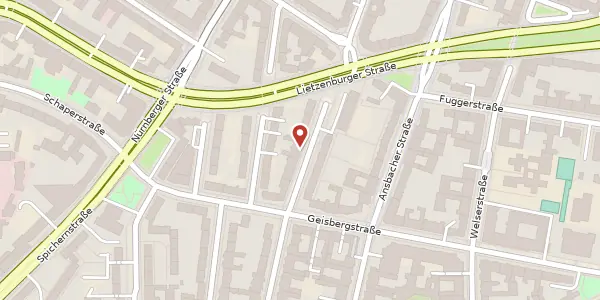 Karte der Umgebung von Ettaler Straße 8, 10777 Berlin
