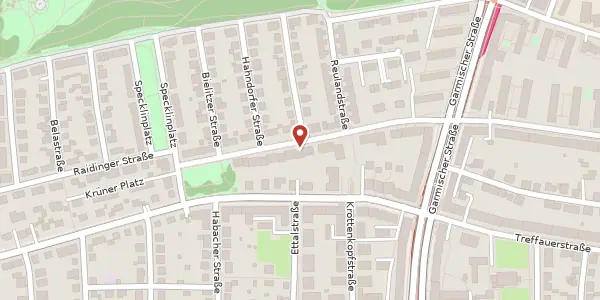 Karte der Umgebung von Krüner Str. 101, 81377 München