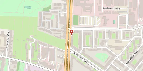 Karte der Umgebung von Amsterdamer Str. 130, 50735 Köln