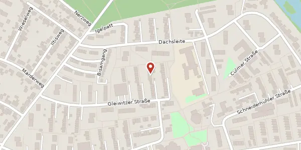 Karte der Umgebung von Gleiwitzer Str. 75, 48157 Münster