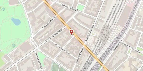 Karte der Umgebung von Glücksburgstr. 27, 51065 Köln