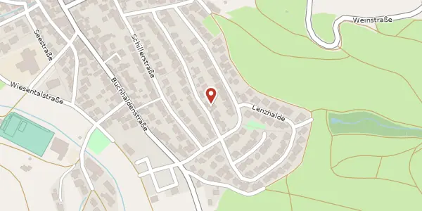 Karte der Umgebung von Lessingstraße 29, 71384 Weinstadt