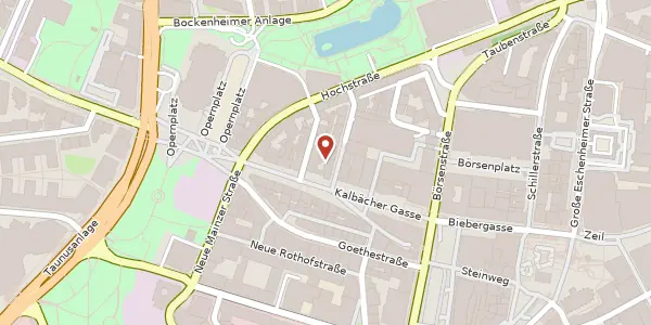 Karte der Umgebung von Kaiserhofstr. 7, 60313 Frankfurt
