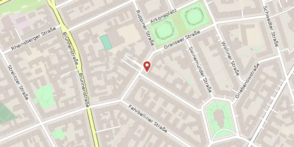 Karte der Umgebung von Zionskirchstraße 1, 10119 Berlin