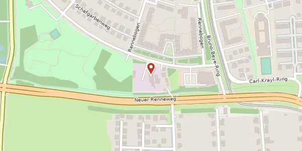 Karte der Umgebung von Rennebogen 27 A, 39130 Magdeburg