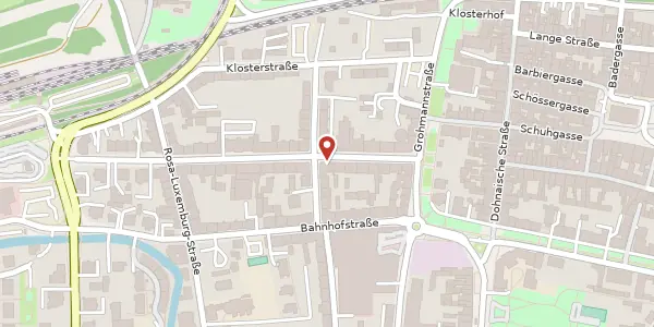 Karte der Umgebung von Gartenstraße 6 c, 01796 Pirna