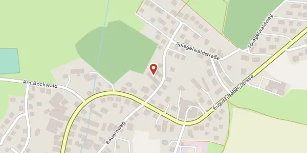 Karte der Umgebung von Spiegelwaldstraße 13, 08344 Grünhain-Beierfeld