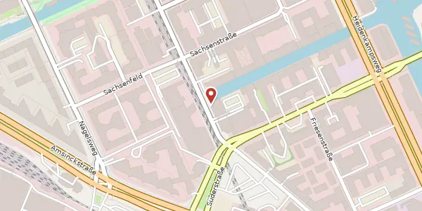 Karte der Umgebung von Hammerbrookstraße 95, 20097 Hamburg
