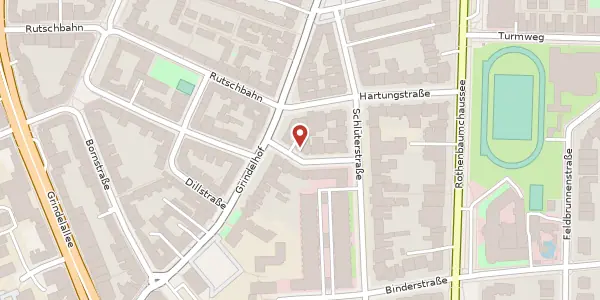 Karte der Umgebung von Bieberstr. 3, 20146 Hamburg